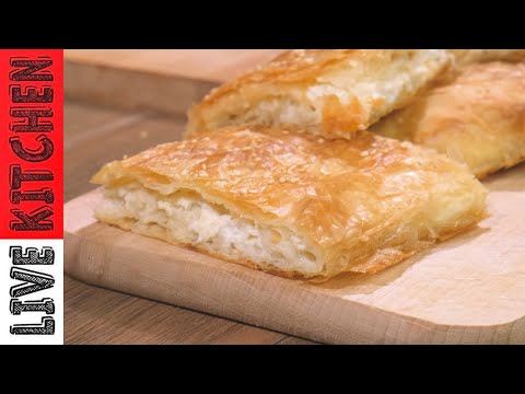 Видео: Легкий рецепт греческого пирога с сыром фета - моей семье это нравится !! | Живая кухня
