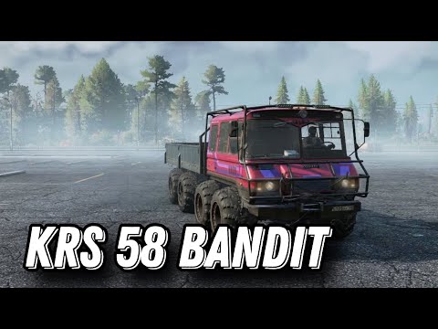 Видео: KRS 58 Bandit / Snowrunner / Автомобили из игр