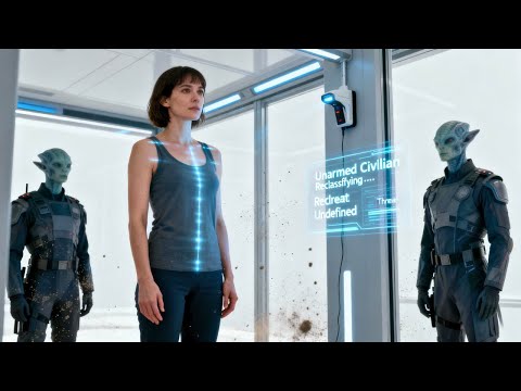 Видео: Сканер пометил ее как «безоружное гражданское лицо», а затем высветилось: «Переклассификация… Угр...