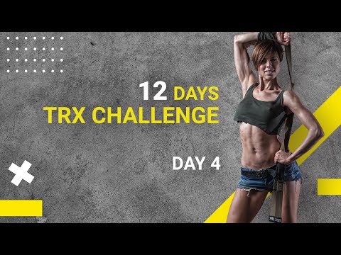 Видео: TRX Challenge. Тренировка с петлями ТРХ на всё тело | DAY 4