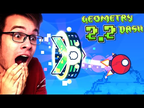 Видео: GEOMETRY DASH 2.2 ВЫШЛА! Прохожу новый уровень DASH и режим платформера!