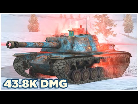 Видео: T110E4 • 43.8К УРОНА • Big Boss WoT Blitz