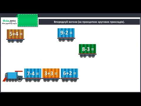 Видео: Повторення вивченого. Лічба, додавання і віднімання в межах 10.  Порівняння числа різними способами.