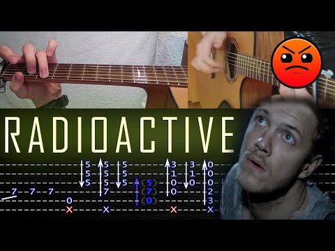 Видео: Как играть 'Imagine Dragons - Radioactive' на гитаре [ТАБЫ] Fingerstyle