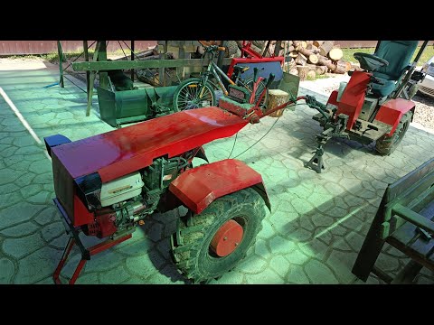 Видео: Сломал трактор пополам)Адаптер к мотоблоку МТЗ.HYBRID MTZ 012WM 4X4/ГИБРИД МТЗ 012WM.Бродяга.