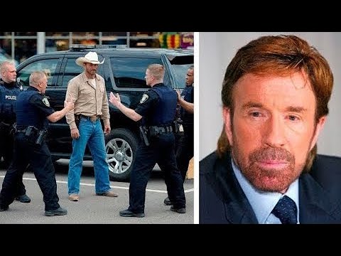 Видео: Офицеры Напали На Чака Норриса На Парковке, Но То, Что Произошло Дальше, Потрясло Весь Участок...