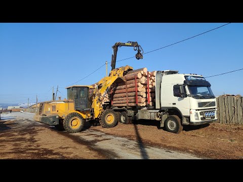 Видео: VOLVO лесовоз. в гости к ЛËХЕ😄