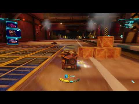 Видео: Тачки 2 (Xbox 360) - Гонка - Тяжелая Сложность - 2 круга - Заезд "Нефтяная вышка" - Сержант-камуфляж