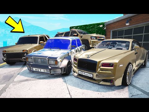 Видео: УГНАЛ КУЧУ ЗОЛОТЫХ ЧИТ ТАЧЕК И ОГРОМНЫЙ МОНСТР ТРАК ЗА 180 СЕКУНД! БИТВА ВОРОВ ГТА 5!