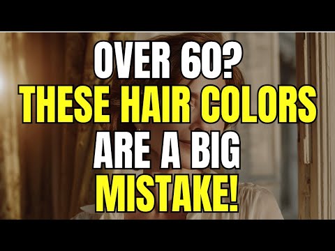 Видео: СТОП! Эти 5 цветов волос, которых следует избегать женщинам старше 60 лет, и что попробовать вмес...