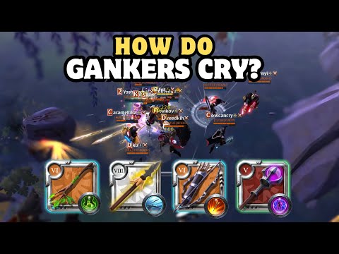 Видео: 4vX | Как плачут ганкеры? | eFeF | Albion Online