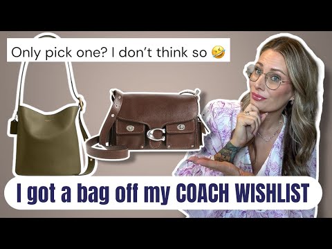 Видео: Мой список желаний COACH! Помогите мне выбрать следующую сумку 👛
