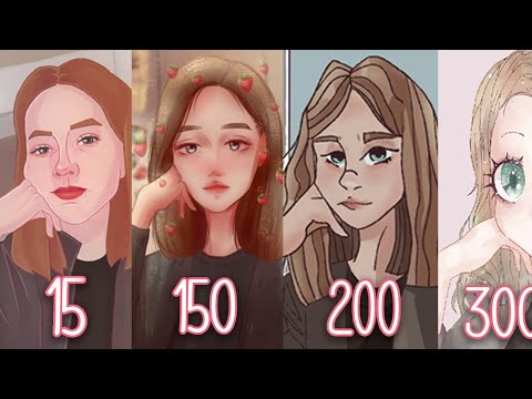 Видео: Заказала 12 артов у новичков ! (15р - 300р) [Рисование на заказ] + лотерея !