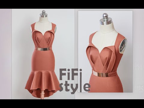 Видео: FiFi Style : Дизайн вечернего платья в стиле Оригами