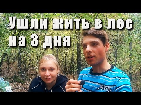 Видео: Ушли жить в лес на 3 дня. Хлеб на костре.