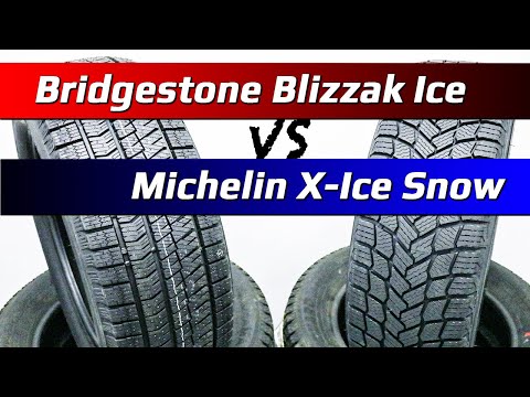 Видео: Bridgestone Blizzak Ice =или= Michelin X-ice Snow