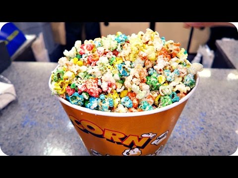 Видео: VLOG: РАДУЖНЫЙ ПОПКОРН! 12.07.16