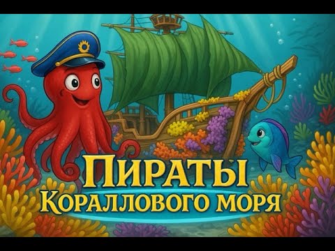 Видео: 🏴‍☠️ Пираты Кораллового Моря в поисках сокровищ | Добрая сказка для детей на ночь