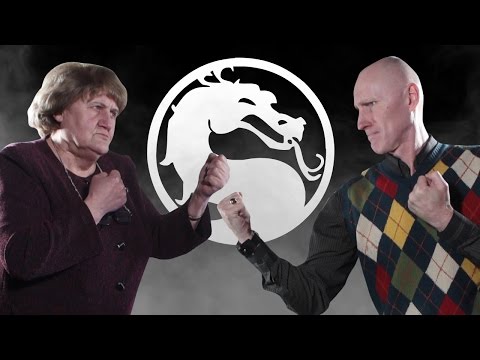 Видео: НАШИ РОДИТЕЛИ играют в MORTAL KOMBAT X