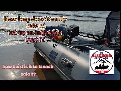 Видео: Сколько времени на самом деле занимает сборка надувной лодки и спуск ее на воду?