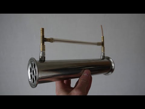 Видео: Противоточный Кожухотрубный Дефлегматор. Проверка системы развоздушивания.