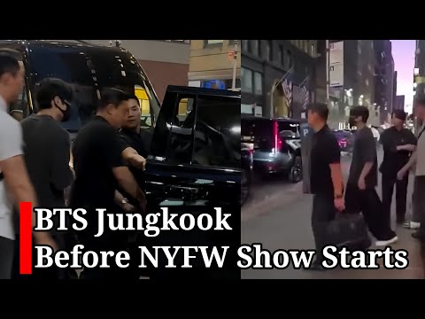 Видео: Jungkook из BTS замечен в штаб-квартире Calvin Klein в Нью-Йорке | NYFW 2025 готовится к фурору!