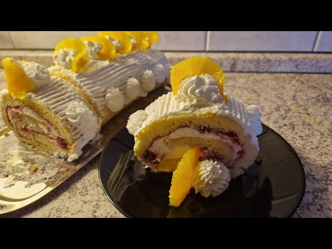 Видео: Пандишпаново руло с конфитюр и сметана