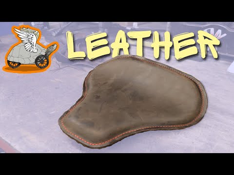 Видео: Полностью кожаное мотоциклетное сиденье Solo Custom — от начала до конца | Grom E36