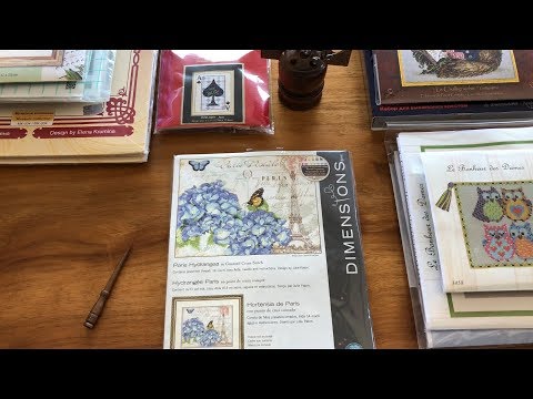 Видео: 2. Моя коллекция наборов Dimensions, Lanart, Thea Gouverneur, Дамское счастье, Золотое руно и др