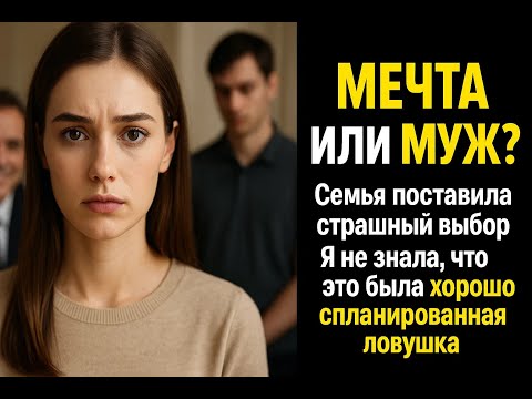 Видео: Семья мужа поставила ультиматум: его будущее или моя мечта. Я не знала, что их ложь всё разрушит