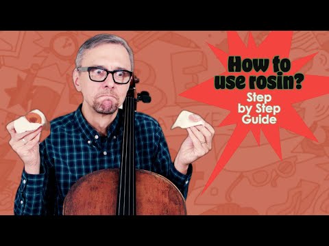 Видео: Как использовать канифоль для скрипки или виолончели | Уход за струнными инструментами