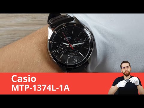 Видео: Обзор часов Casio MTP-1374L-1A