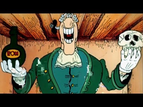 Видео: Полная версия песни, не вошедшая в мультфильм "Остров сокровищ" (часть 1)