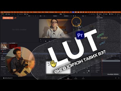 Видео: Premiere Pro: #7 “Энгийн видеоноос киноны мэдрэмжийг!”  (LUT)