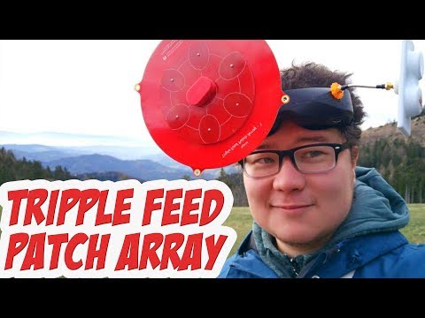 Видео: ☀ Вот это ЛОПУХ! Тестируем огромный патч на 200мВт! [Tripple Feed Patch Array]