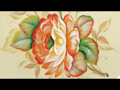 Видео: Как рисовать РОЗЫ акрилом пошагово? Сложный мастер-класс по живописи акрилом от Ларисы Гончаровой