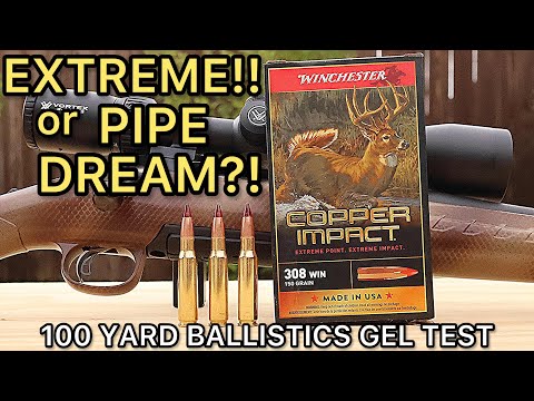 Видео: ЭКСТРЕМАЛЬНЫЙ УДАР?! ОБЗОР БОЕПРИПАСОВ 308 Winchester Copper Impact