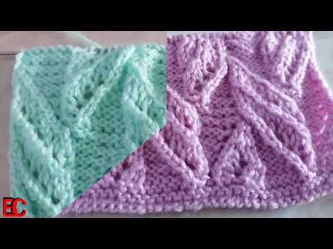 Видео: Очень Красивый Ажурный Узор для Весенних Нарядов. Вяжем Спицами.