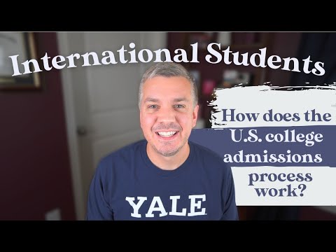 Видео: Выборочное поступление в колледж: выпуск для иностранных студентов #collegeadmissions