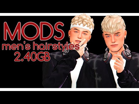 Видео: ПАПКА MODS 2.4GB |мужские прически| SIMS 4 🖤CC🖤