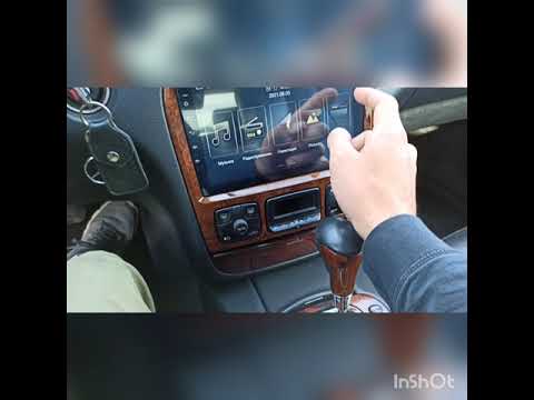 Видео: магнитола Ekiy t900 3/32gb на Mercedes w220