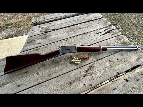 Видео: ROSSI R92 рычажного действия, ствол 20 дюймов. Под патроны 44mag и 44spl.