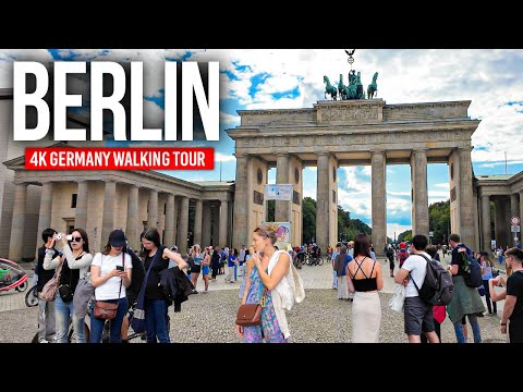 Видео: БЕРЛИН 2025, Германия 🇩🇪 Пешая прогулка 4K по центру города, солнечный день ☀️