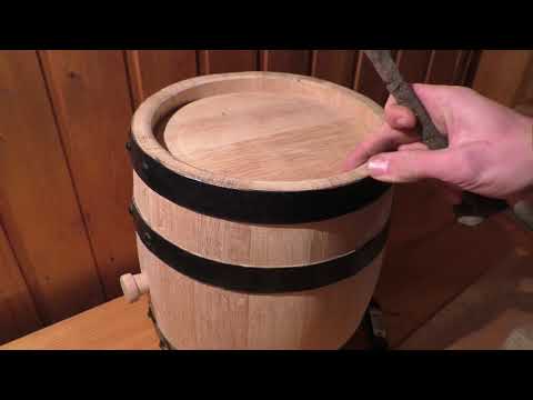 Видео: Бочка от Салосятова Алексея без обжига (под индивидуальную  прокачку)