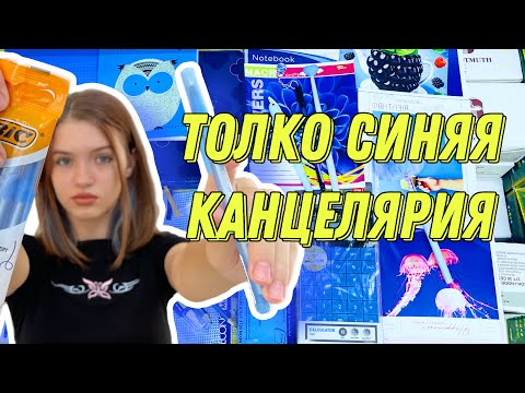 Видео: Покупаю только СИНЮЮ КАНЦЕЛЯРИЮ  * Облом в КОНЦЕ ВИДЕО 😭😭😭 / НАША МАША