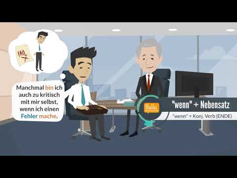 Видео: Учим немецкий. Уровень A2, B1 | Собеседование | Каковы ваши сильные и слабые стороны?