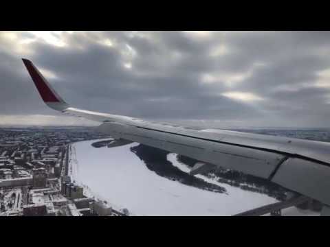 Видео: Красота небес: путешествие с Аэрофлотом из Москвы в Омск
