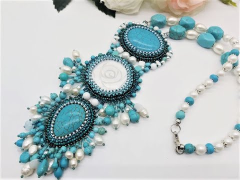 Видео: Крупный кулон " Босиком по облакам" 2 часть