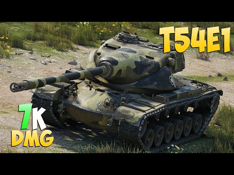 Видео: T54E1 - 5 Kills 7K DMG - Изящный! - Мир Танков