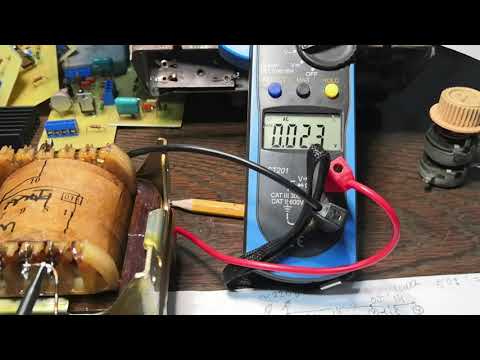 Видео: Регулятор оборотов коллекторного двигателя на 2х деталях с поддержкой. Насыщение феррита???